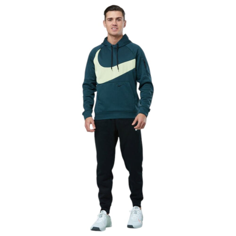 Nike Therma-Fit Men's Big Swoosh 2 Piece Sweatsuit Tracksuit Outfit Size L NWT